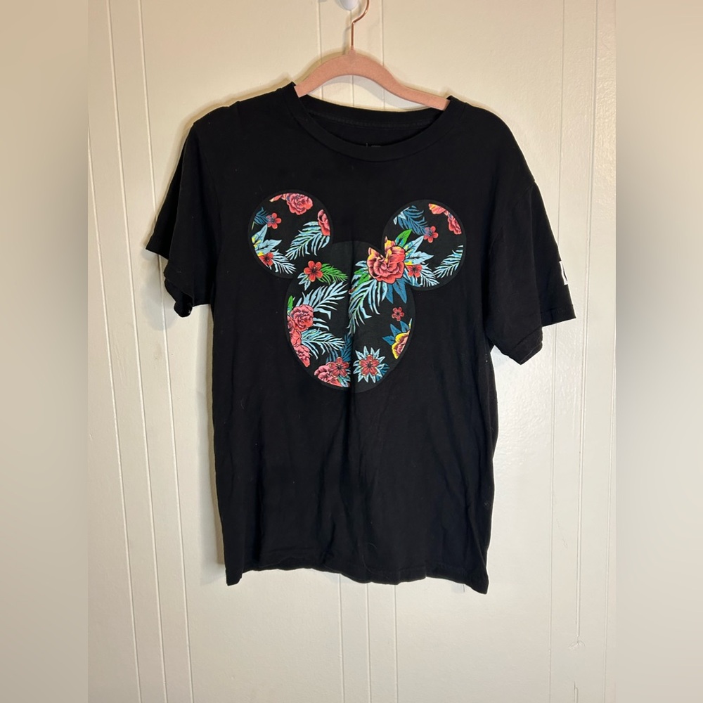 neff disney collection T Shirt Mickey Mouse Tropical Flowers